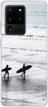 Samsung Galaxy S20 Ultra Hoesje Transparant TPU Case - Surfing #ffffff