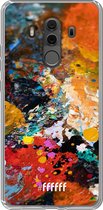 6F hoesje - geschikt voor Huawei Mate 10 Pro -  Transparant TPU Case - Colourful Palette #ffffff