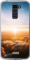 LG K10 (2016) Hoesje Transparant TPU Case - Cloud Sunset #ffffff