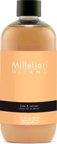 Millefiori Milano Navulling voor Geurstokjes 500 ml - Lime & Vetiver