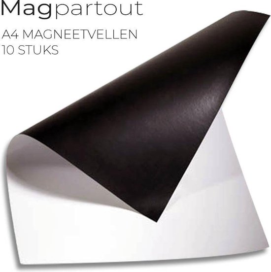Magpartout - Papier magnétique, Feuilles magnétiques A4