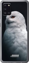 Samsung Galaxy A31 Hoesje Transparant TPU Case - Witte Uil #ffffff