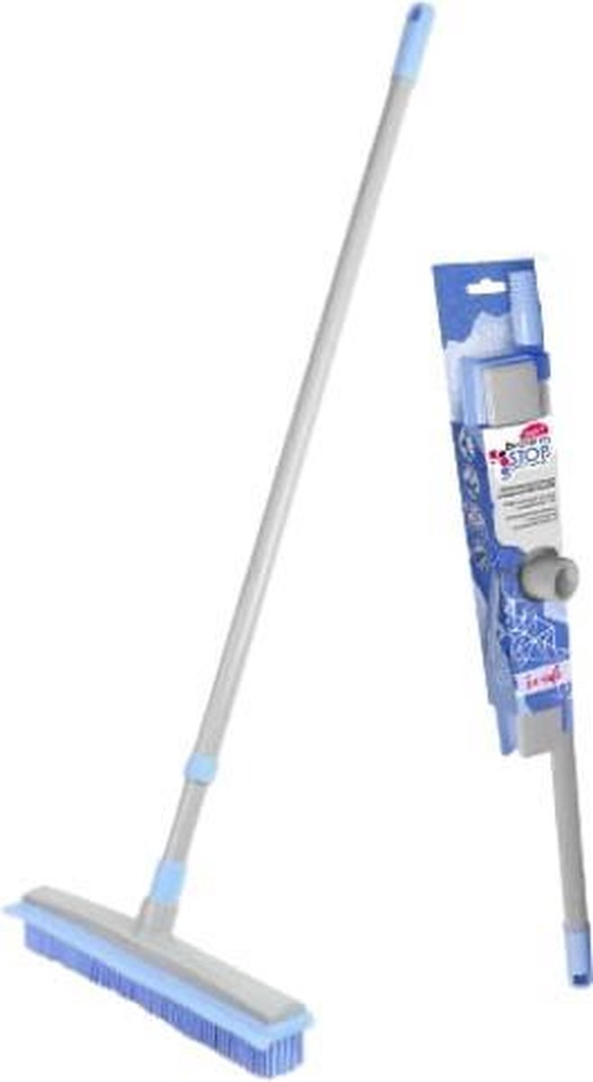 Rubber borstel met telescoopsteel BACTERIA STOP van Briteq — afbeelding 5