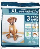 Heavy duty trainings pads voor grote en volwassen honden - Zindelijkheidstraining - XL 3 pads - 76 cm bij 66 cm