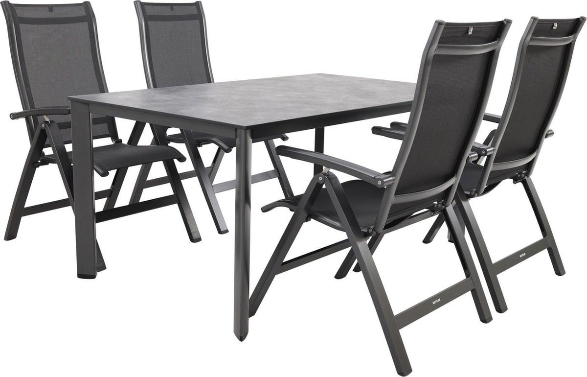 Kettler Edge/ Altura 160 cm. ensemble de jardin réglable en 5 parties