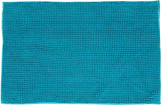 5Five Badmat 50 x 80 cm - Velours - Extra zacht - Turquoise - 5Five®