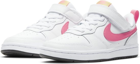 halfrond enz Christian Nike Sneakers - Maat 35 - Unisex - wit/roze/geel | bol.com