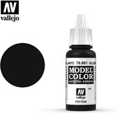 Vallejo 70861 Model Color Glossy Black - Acryl Verf flesje