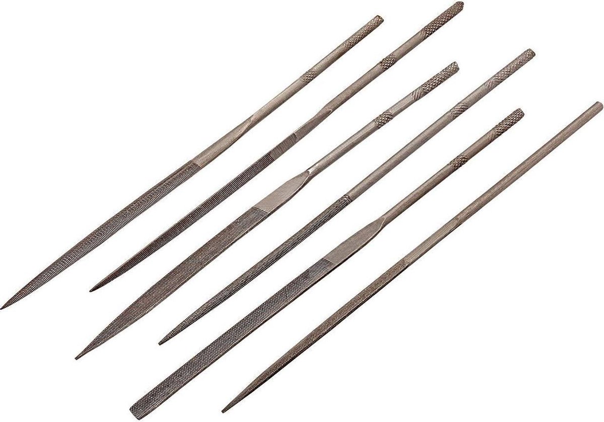 Revell Vijlenset 6 stuks - Modelbouw Gereedschap - 39077 Mini Naaldvijlen - In verschillende vormen