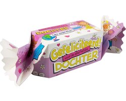 Kado/Snoepverpakking Nieuw - Gefeliciteerd dochter