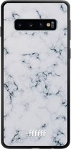 Samsung Galaxy S10 Hoesje TPU Case - Classic Marble #ffffff