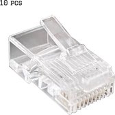 10X RJ-45 CAT-5E / CAT 6 Connector voor internet / netwerkkabel / stekker / plug / 10 stuks / 10 pcs / RJ45 / voor UTP kabel