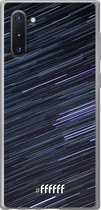 Samsung Galaxy Note 10 Hoesje Transparant TPU Case - Moving Stars #ffffff
