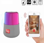 Draadloze Draagbare Bluetooth-Luidspreker Kleurrijke Led-Licht Luidsprekers Met Fm-Radio Voor Smartphone Tg168 - Draadloze Led-Luidspreker