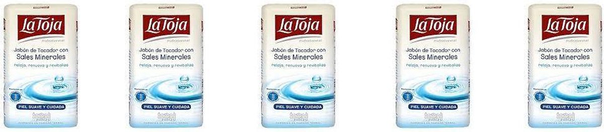 MULTI BUNDEL 5 stuks La Toja Toilet Soap Mineral Salts 125gr
