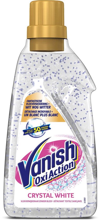 Liquide Vanish Détachant couleur 1 litre + Détachant Crystal White