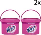 Vanish Oxi Action Colour Safe Base Poeder - Voor Witte en Gekleurde Was - 2,4kg x2