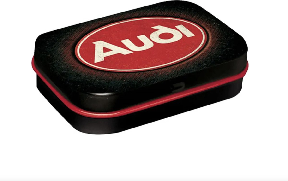 Pepermunt Blik Audi - Logo Red Shine
