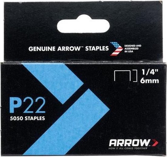 Arrow 160844 T25 Boîte de 1000 agrafes 14 mm pour câble ø 8 mm