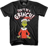 THE GRINCH - Don't Be A Grinch T-shirt Zwart