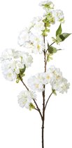 Viv! Home Luxuries Kersenbloesem - zijden bloem - 80cm - wit - topkwaliteit