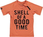 Beach & Bandits - UV Zwemshirt voor kinderen - Shell of A Good Time - Klei - maat 128-134cm