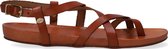 Fred de la Bretoniere 170010200 Sandalen - Dames - Cognac - Maat 36