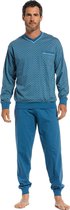 Heren pyjama Robson 27211-708-2 - Blauw - S/48