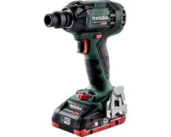 Metabo SSW 18 LTX 300 BL 18V LiHD Accu slagmoersleutel set (2x 4.0Ah accu) in Koffer - 300Nm - 1/2"" - koolborstelloos