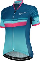 Rogelli Impress Fietsshirt - Korte Mouwen - Dames - Blauw, Roze - Maat M