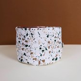 Baski - Plantenmand Binnen - Bio Katoen - Rocky Sahara Green - 14 x 12 cm