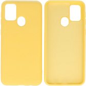 Samsung Galaxy M21 & Galaxy M21s Hoesje Fashion Backcover Telefoonhoesje Geel