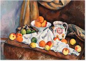 Graphic Message - Schilderij op Canvas - Stilleven met Fruit - Cezanne - Reproductie - Woonkamer