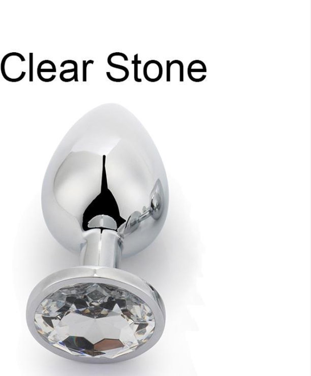 Goedkoopste Buttplug met blank kristal