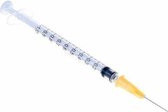 50 seringues à insuline injections de seringue à insuline pour seringue jetable 3 pièces (1 ml) aiguille centésimale 0, 30 x 8 mm