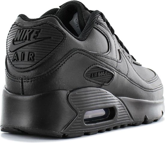 Nike Air Max 90 Leather GS - Kinder Sneaker - CD6864-001 - Zwart  - Maat 40 - Nike