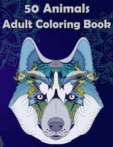 adult coloring books: V3, 50 Animals coloring book, coloring books for adults relaxation and stress relief, best Animals relaxing patterns with