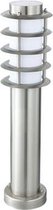 LED Tuinverlichting - Buitenlamp - Nalid 3 - Staand - RVS - E27 - Rond