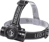 LED Hoofdlamp - Igia Buvin - Waterdicht - 50 Meter - Kantelbaar - 1 LED - 1.8W - Zwart | Vervangt 10W