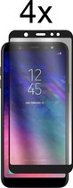 Samsung A6 2018 Screenprotector - Beschermglas Samsung Galaxy A6 2018 screen protector - Full cover - 4 stuks