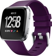 YONO Fitbit Versa 2 Bandje - Siliconen - Paars - Large