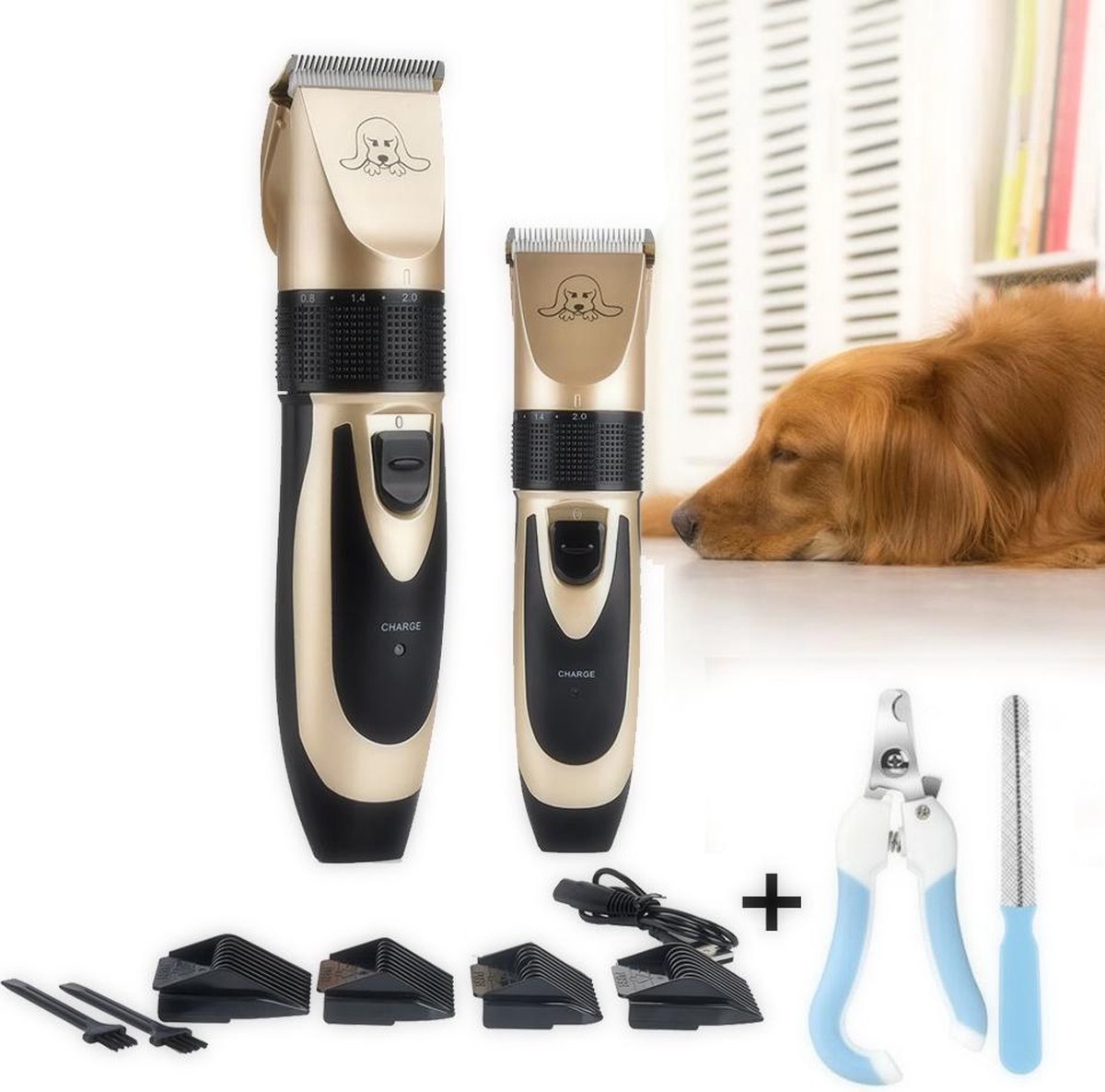 Professionele Dieren Tondeuse Trimmer Set voor Huisdieren