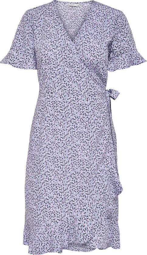 ONLY ONLOLIVIA S/ S WRAP DRESS WVN Ladies Dress - Taille 40