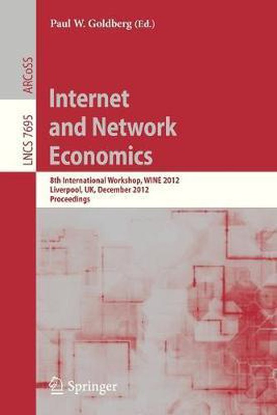 Internet and Network Economics - cover