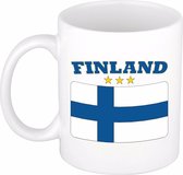 Beker / mok met de Finse vlag - 300 ml keramiek - Finland