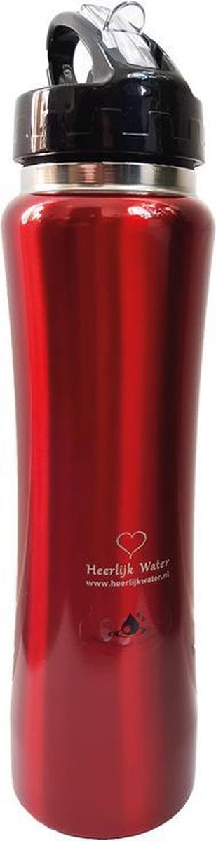Watervitaliser drinkfles (rood)