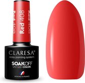 Claresa UV/LED Gellak Rood #408 - 5ml.