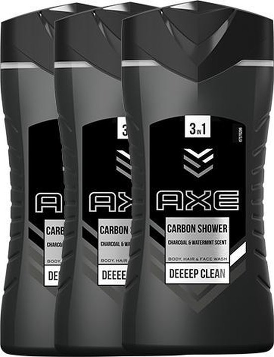 Axe Carbon Shower Douchegel 3 x 400 ml Voordeelverpakking