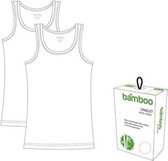 Dames Bamboe Hemd - 2-pack - Wit - Maat XL