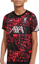 Nike Nike Liverpool FC Sportshirt - Maat 134  - Unisex - rood - zwart - wit